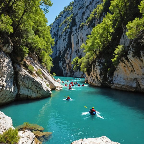 Quels sont les meilleurs spots pour faire du canyoning dans les gorges du Verdon, France?