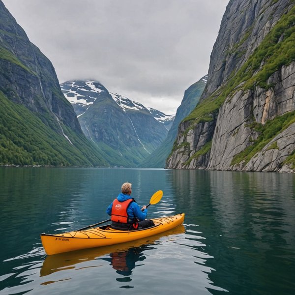 Quelles croisières offrent des excursions pour explorer les fjords en kayak en Norvège?